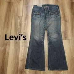 Levi’s リーバイス フレアデニム ベルボトム ローライズ y2k