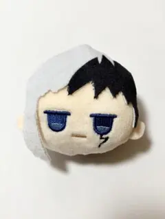 Dr.STONE あさぎりゲン フェイスぬいぐるみキーホルダー