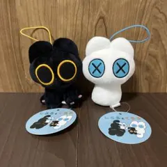 しろろとくろろ　マスコット　2点セット