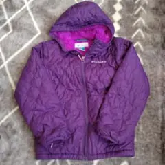 Columbia キッズジャケット 紫 S