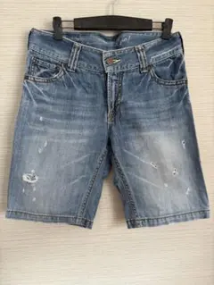 cepo(Blue by Blue) Mサイズ ダメージデニムショートパンツのサムネイル