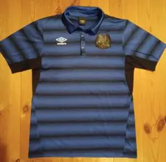 ガンバ大阪 ブラックエンブレムポロシャツ Umbro