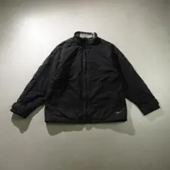 90s~00s NIKE ナイロンジャケット 刺繍ロゴ ブラック/GW647