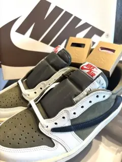 【新品】Travis Scott × Nike Air Jordan 26cm