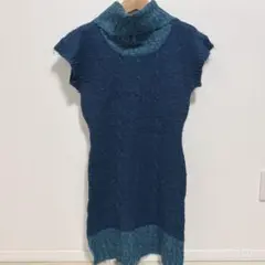 derek heart ニットタートルネックワンピース S/M