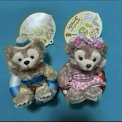 ディズニー　サニーファン　ダッフィー　シェリーメイ　ぬいぐるみキーチェーン