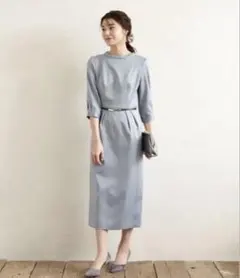 【AIMER】オケージョンドレス　結婚式　お呼ばれ　入学式　卒業式　上品　S