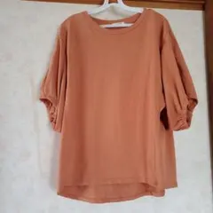 スタディオクリップ　　イージーケア接触冷感USAコットンパフスリーブTシャツ