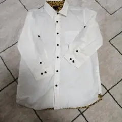 メンズ七分袖シャツ L