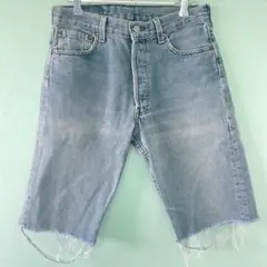Levi's リーバイス 501 USA製 半ズボン リメイク デニム 古着