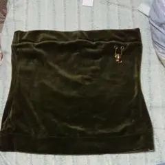 14188 グリーンベロア チューブトップ サイズ38