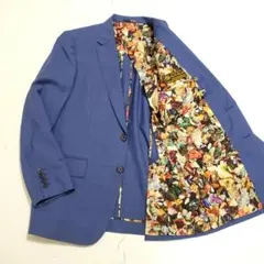 【2点】ポールスミス　ロロピアーナ　ベスト ジャケット セット  裏地柄 M 2点】ポールスミス ロロピアーナ ベスト ジャケット セット 裏地柄 M