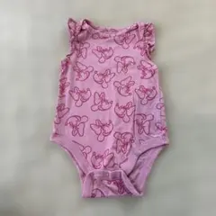 ミニー　ロンパース ピンク　80cm 12-18ヶ月用