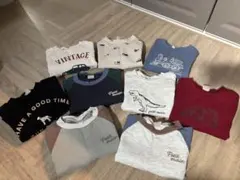 【美品】プティマイン 男の子 トレーナー 9点セット 90cm