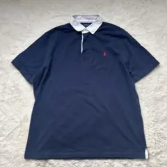 POLO RALPH LAUREN /ポロシャツ XL ネイビー　現行