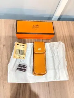 HERMES エルメス リップケース 印鑑ケース ガム ケース ブラック 黒