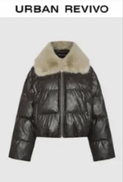 URBAN REVIVO ファー付き ダウンジャケットアウター