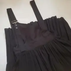 アシンメトリー スカート プリーツ ジャンパースカート オールシーズン 個性的