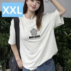 MARY QUANT Tシャツ ホワイト 半袖 ロゴのサムネイル