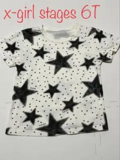 x-girl stages☆S/S TEE ペンシルスター6Tのサムネイル