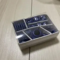 青い花柄ミニチュアティーセット　陶器