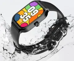 新品・未使用 防水　スクエア型　スマートウォッチ　IP67