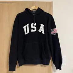 ポロラルフローレン/USA/星条旗/フリース/パーカー　M