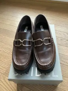 お値下げ　SNIDEL ブラウン ローファーのサムネイル