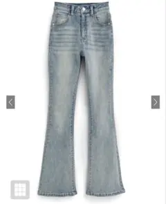 セミフレアデニムパンツ　Cu508