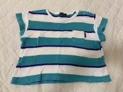 Moujonjon 90 半袖Tシャツ ストライプ