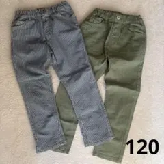 ブリーズ ストレッチパンツ 120 デニム 2本セット