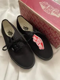 Vans Authentic ブラックスニーカー 9.5