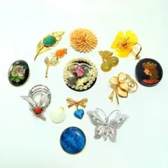 ブローチ アクセサリー まとめ売りセット