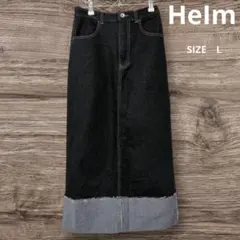 しまむら 　ぬこさんコラボ 　デニムスカート　Helm 　タイトスカート　Lのサムネイル