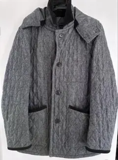 グレー キルティングジャケット