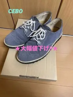 ★CEBO セボ シャークソール WING TIP LOWのサムネイル