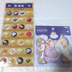 回転寿司　たまごっち　ぷっくりシール　セット