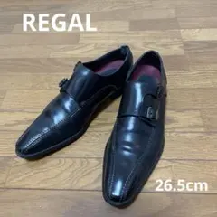 REGAL ダブルモンクストラップ レザーシューズ