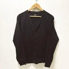 【即購入可】ユニクロ エアリズムUVカットカーディガン ブラックM UNIQLO