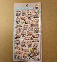 正規品✽ボンボンドロップシール　レッサーパンダ