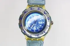 稼動良好 Swatch スウォッチ 351 青文字盤 腕時計