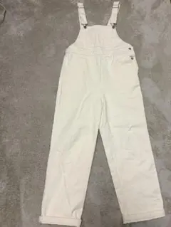 BEAMS ホワイト サロペット