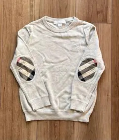 BURBERRY　バーバリー　100キッズ　肘あて部分 チェック柄　カットソー