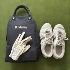 NIKEナイキゴルフシューズ23.5センチ Kolwinバック&グローブセット