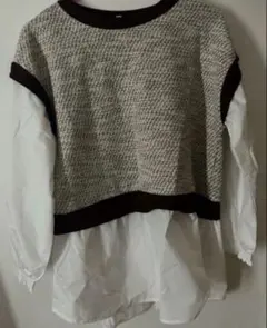 レディース　ブラウス　長袖シャツ Mサイズ　匿名配送