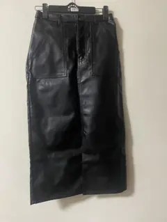 レザースカート ロングスカート