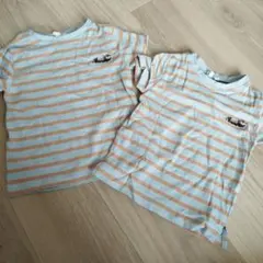 ボーダー 半袖 Tシャツ 95 100cm 2枚まとめ売り