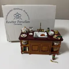 綺麗希少 Reutter ロイター ポーセリン ミニチュア アンティーク