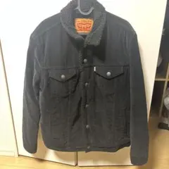 Levi's ブラックデニムジャケット M ボアジャケット