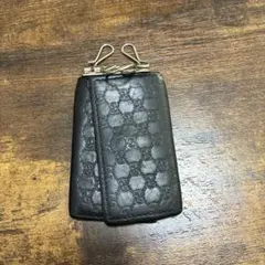 Gucci GGパターン ブラックキーケース